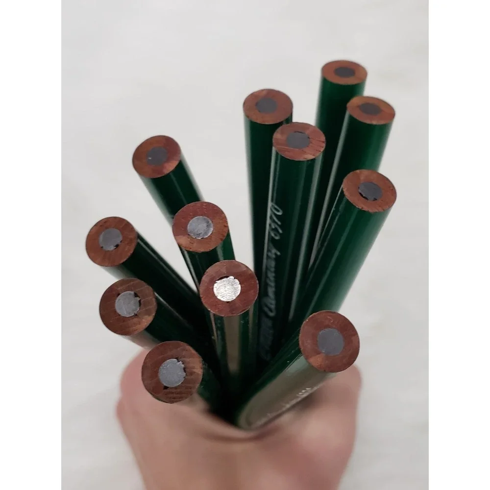 Lot of 12 Vintage Eberhard Faber Elementary School Pencils 6370 Oversized